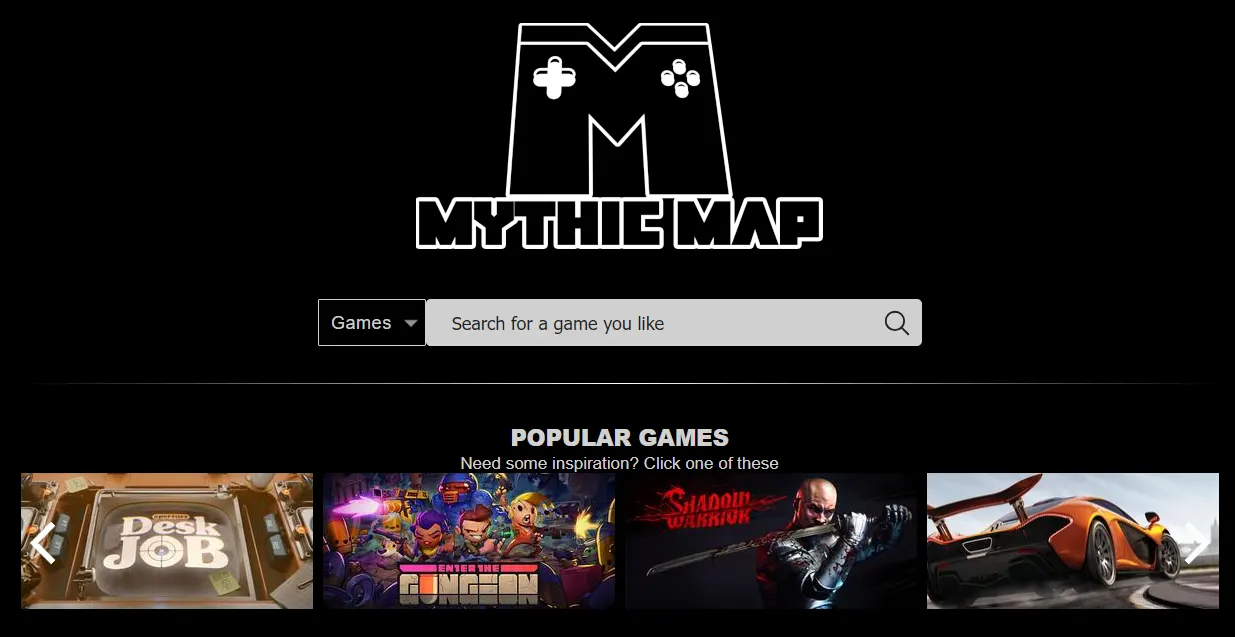معرفی سایت MythicMap؛ پیدا کردن بازی&zwnj;های مشابه با بازی&zwnj;های محبوب شما