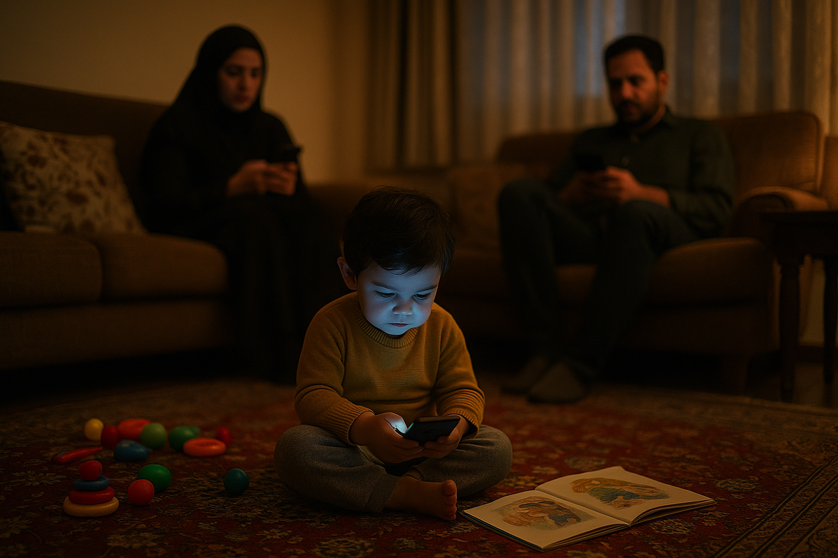 پیامدهای منفی استفاده از صفحه&zwnj;نمایش بر روی رشد عاطفی و اجتماعی کودکان